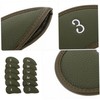 CORHAD 12pcs Golf Iron Covers Thickened Fake Leather Club Head