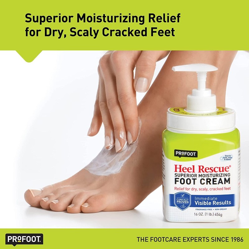 ProFoot Heel Rescue Superior Moisturizing Foot Cream 16 oz (Pack