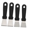 GANAZONO 4Pcs Stainless Steel Ice Scraper for Freezer Deicing Includes