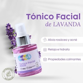 Vemare Cosmetics Tónico Facial De Lavanda Para Piel Estresada 100 ml