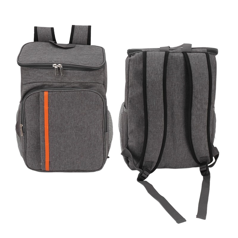 Thermal Insulated Food Delivery Backpack Oxford Cloth and PEVA 18L