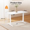 DUMOS Electric Standing Desk 39.4 x 23.6 Inch, Height Adjustable