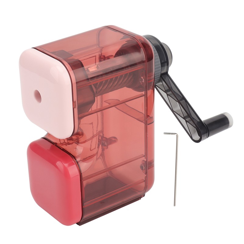 Artist Pencil Sharpener Hand Cranking Alloy Cutter Adjustable Nibs Manual