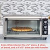 BLACK+DECKER TO3250XSBD 8-Slice Extra Wide Convection Countertop Toaster Oven, Includes
