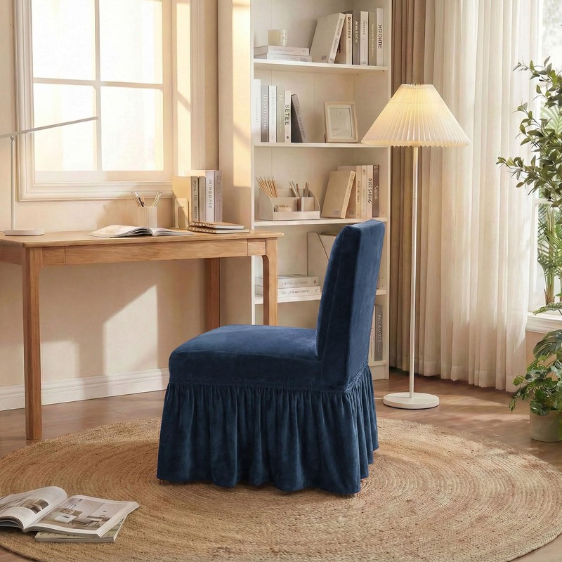 Armless Chair Cover Dorm Accent Chair Cover Chair Slipcovers with