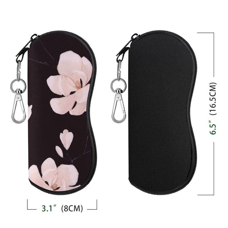 MoKo Sunglasses Soft Case 2 Pack, Ultra Light Portable Neoprene