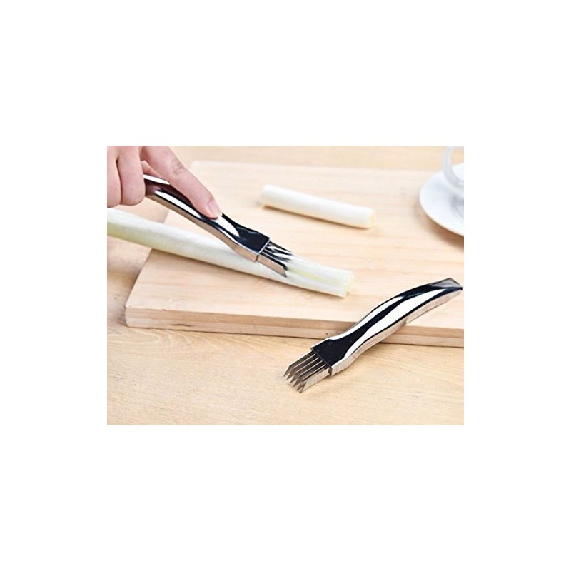 HJ Leek Cutter, Onion Slicer, Stainless Steel