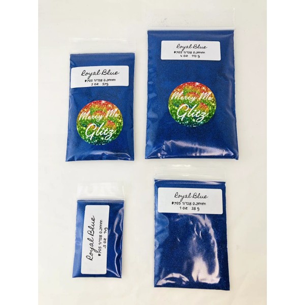 Mercy Me Glitz Royal Blue #705 Metallic Glitter 1/128 0.2mm