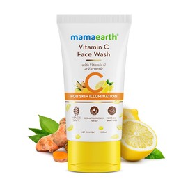Mamaearth Vitamin C Face Wash with Vitamin C and Turmeric for Skin Illumination - 150ml
