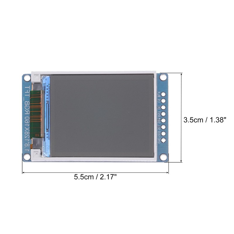 sourcing map 1.8inch LCD Display Module 8 Pins IPS Screen