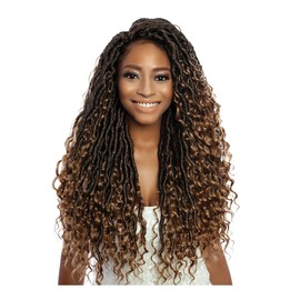 (5 PACK) Afri Naptural Pre-Stretched Crochet Braid - LOC311 BOHO GODDESS LOCS 20" (T1B/30)