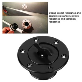 Replacement Fuel Tank Cap, 6061-T6 35.5mm/1.4in Aircraft Style Fuel Cell Gas Cap Aluminum Alloy Fuel Cap Kit with 6 Hole Anodized, Replacement 1.4in Universal Car Accessory