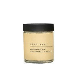 Mascarilla de Arcilla Antiedad con Caléndula, Oro y Ácido Hialurónico para Todo Tipo de Piel, Aroma Fresco y Relajante, 65 ML