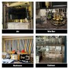 Lovdeco Mirror Peel and Stick Tile, Beveled Subway Mirror Backsplash