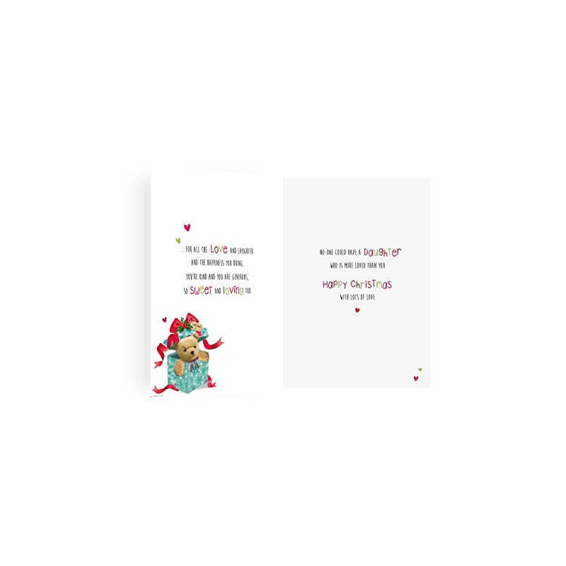 Regal Publishing Cute Christmas Card Daughter - 9 x 6