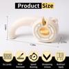 PUOPOSTY 6-in-1 Knife Sharpener with Rotary Knob, Multi-Use Sharpener for