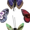 COM-FOUR® 12 x Butterfly for Decoration - Artificial Flutter Animals