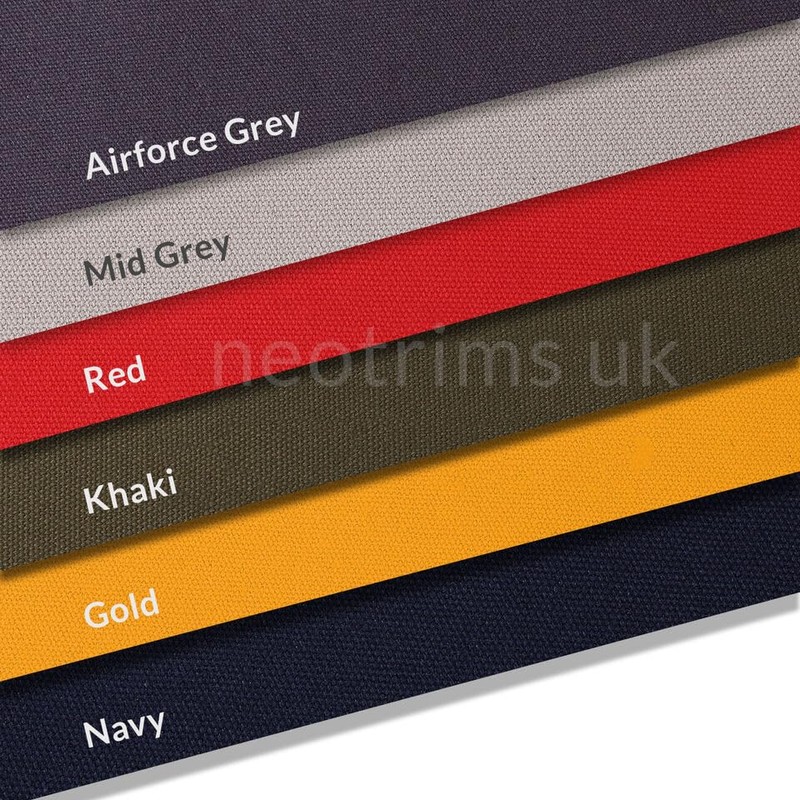 100% Cotton Canvas Fabric,Heavy Duty 16 Ounce Weight 19 Dyed