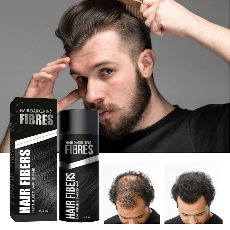 3pcs 15g Hair Volumizing Powder Fluffy Dense Hair Thickening Fibers