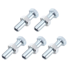 PATIKIL Gym Machine Accessories, 5pcs M12 Wire Rope Port Joint Replacement Part Cable Ball Stopper for 6.5mm Cable Fitness Equipment Home Gym Machine, Silver