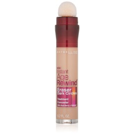 Maybelline Instant Age Rewind Eraser Dark Circles Treatment Concealer, Honey, 0.2 fl. oz.