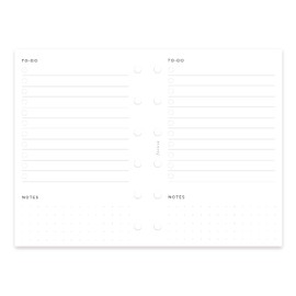 Filofax Lifestyle Refill, Pocket Size, Organizer Refill, White Paper, To Do, 20 Sheets (B132865)