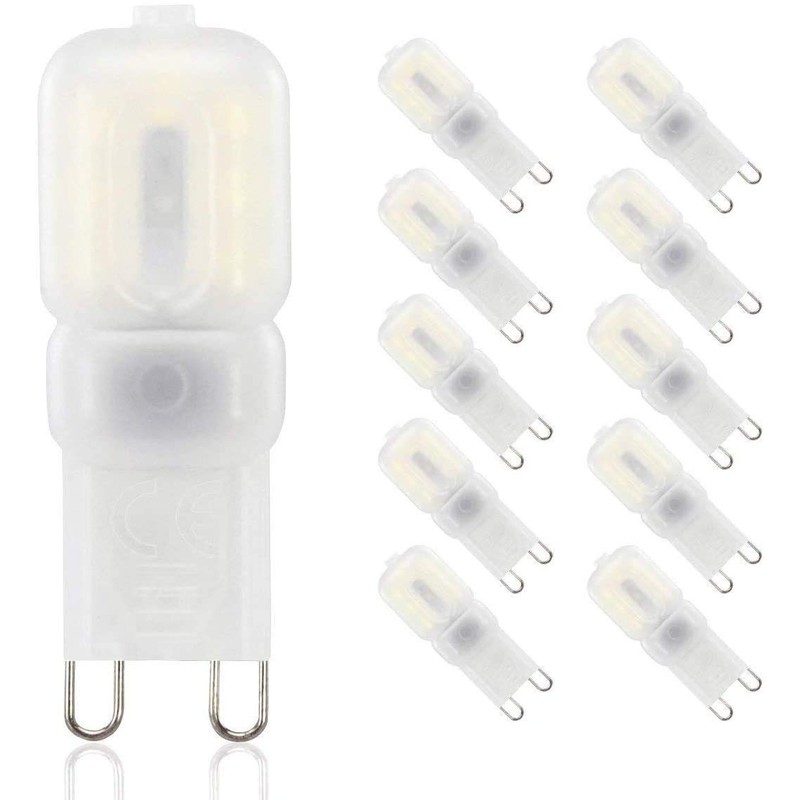 Velouer G9 LED Light Bulbs Dimmable 3W 25W Halogen lamp