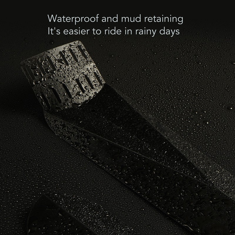 2pcs Bicycle Fenders PP Waterproof Rollable Bike Front Rear Mudguard