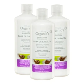 Crema Corporal Baba De Caracol Florigan 1lt Pack De 3