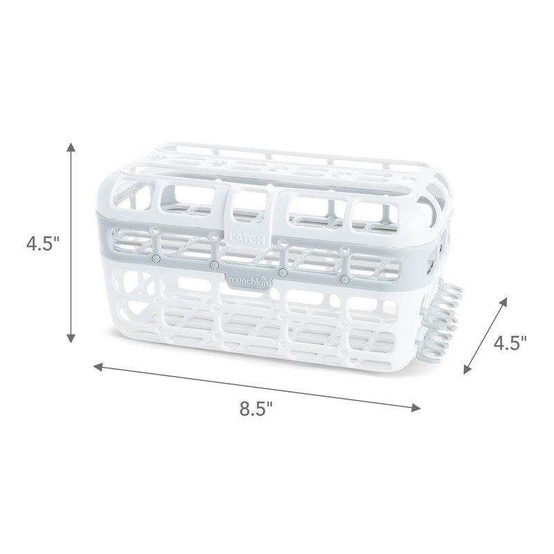Munchkin® High Capacity Dishwasher Basket, 1 Pack, Grey