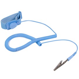 StarTech.com ESD Anti Static Wrist Strap Band with Grounding Wire - AntiStatic Wrist Strap - Anti-static wrist band (SWS100),Blue