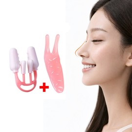 Byeolohjeom Nostril Reducer Nose Corrector Rhinoplasty Set, 1 Set, Pink / 별오점 콧볼 축소기 코 교정기 코괄사 세트, 1세트, 핑크