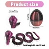 25.2'' 3D Printed Snake with Egg Crystal Snake Fidget Toys