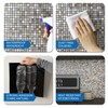 M MOFIT Kitchen Backsplash Tiles Peel and Stick,Mini Square Self