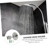 SEWACC Stainless Steel Adjustable Wall Mount Holder Handheld Shower Wand