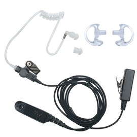 BVMAG 2 Wire Covert Acoustic Tube Earpiece Headset with PTT Mic Compatible with Motorola Ht1250 Ht750 HT1550 GP328 GP330 GP340 GP360 MTX850 MTX950 Walkie Talkie Two Way Radio