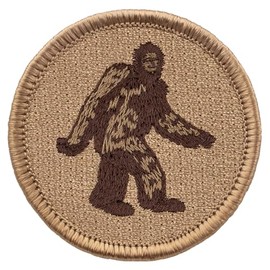 Bigfoot Patrol Patch - 2" Diameter Round Embroidered Patch (Iron-on)