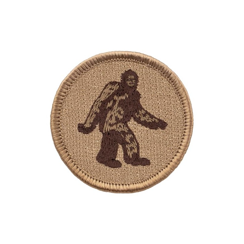Bigfoot Patrol Patch - 2" Diameter Round Embroidered Patch (Iron-on)