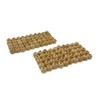 MAKRAMA Cuentas Artesanales de Madera Natural para Macrame (10mm (100pzs))