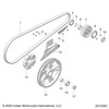 Indian Motorcycle DAMPER-CUSH DRIVE, Genuine OEM Part 5416634, Qty 1