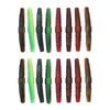 16pcs Soft Lure TPR Bite Resistant Hidden Hook Tip Built