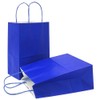 AZOWA Gift Bags Small Kraft Paper Bags with Handles (5