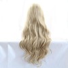 Xiweiya Wigs Blonde Lace Front Wig Mixed Color Synthetic Wig