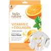 By Nature Hydrating Face Masks with Vitamin C + Collagen,