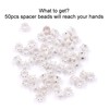 Malahill Excellent Quality Brass Spacer Beads for Jewelry Making 50