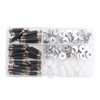Yuhtech Cam Bolt Nut Dowel, 108 Pcs Flat Furniture Connector