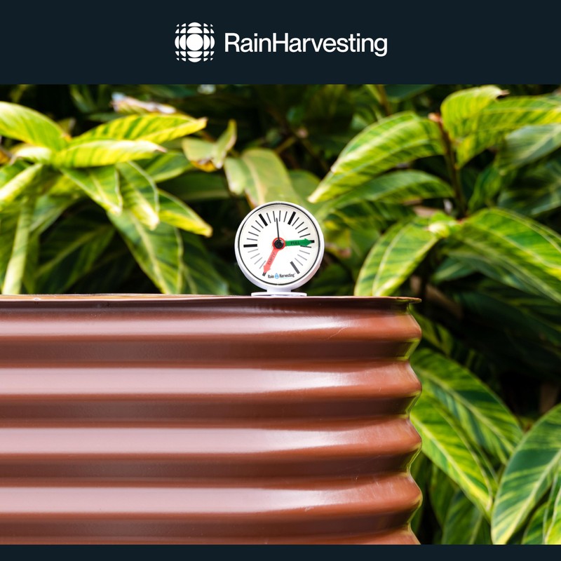 Rain Harvesting Tank Gauge, Tank-Top Water Level Monitoring Device for