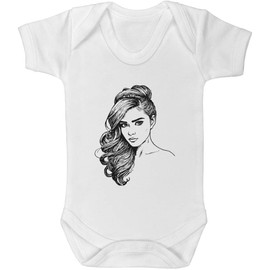 Azeeda 0-3 Month 'Bridal Hair ' Baby Grow/Bodysuit (GR00141212)