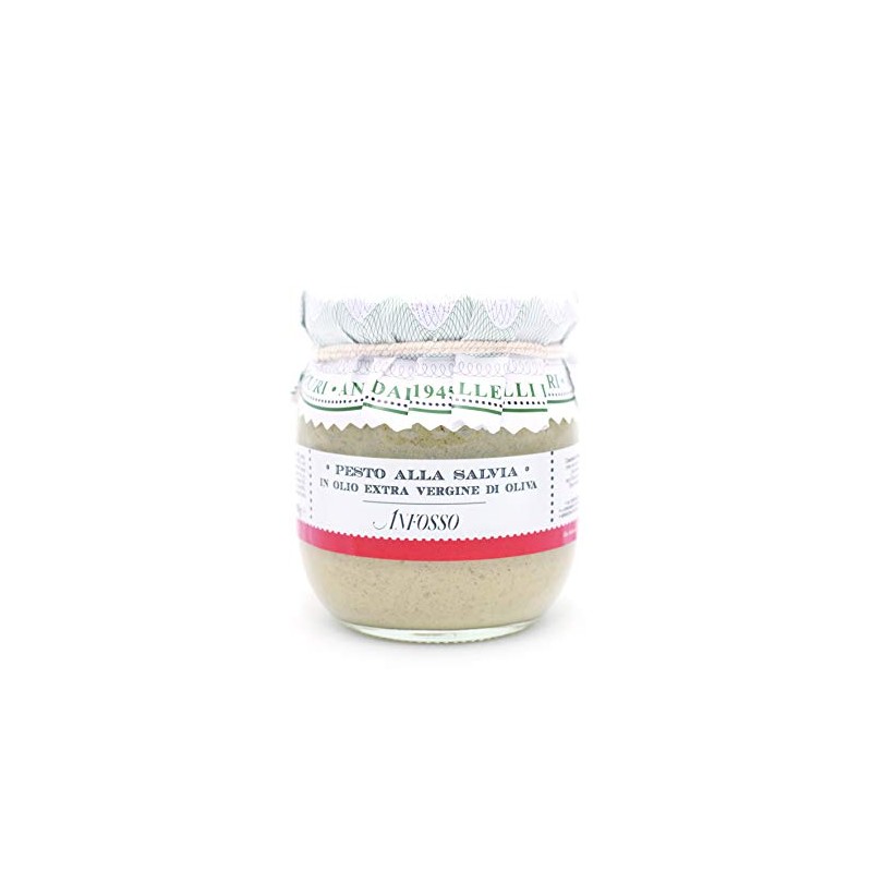 Anfosso Sage Pesto in Extra Virgin Olive Oil, 6.34 OZ