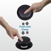 Black Tubular Tub Drain Kit with Welsan Tip-Toe Bathtub Drain
